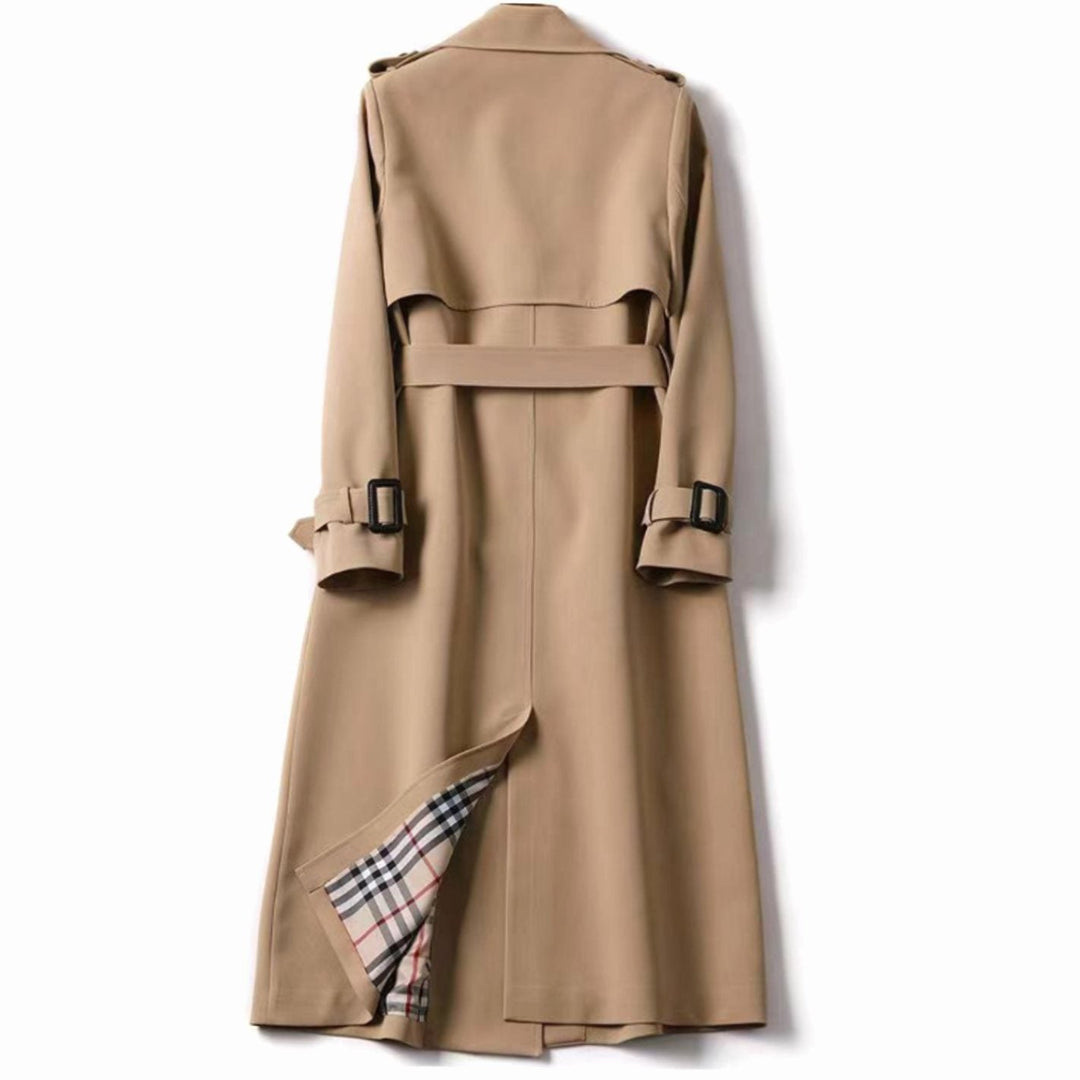 Lindsay | Women's Classic Fitted Winter Trench Coat with Belt