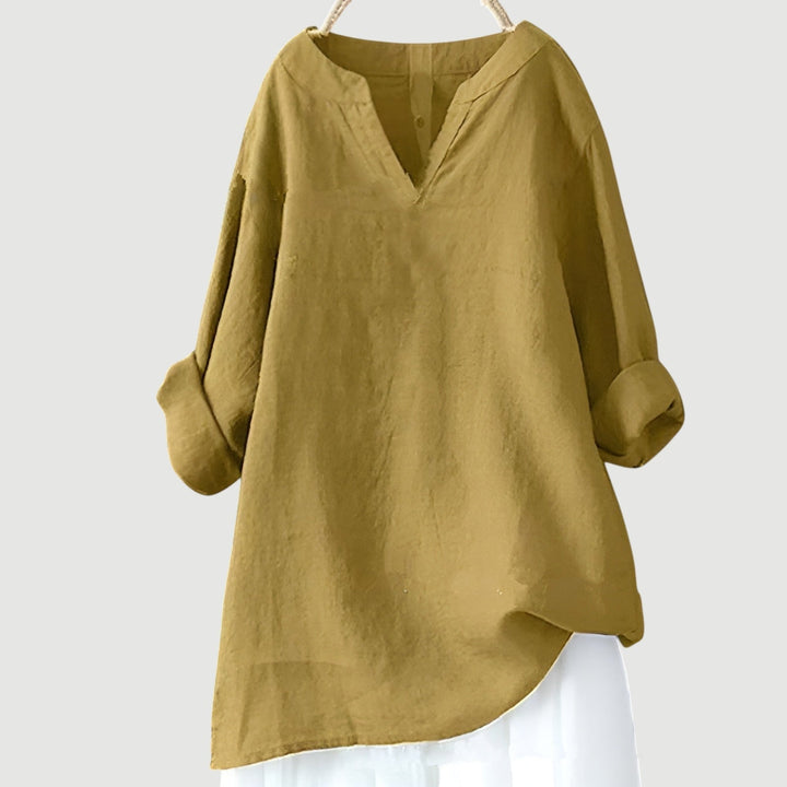 Women’s Blouse | Long Sleeve V-Neck