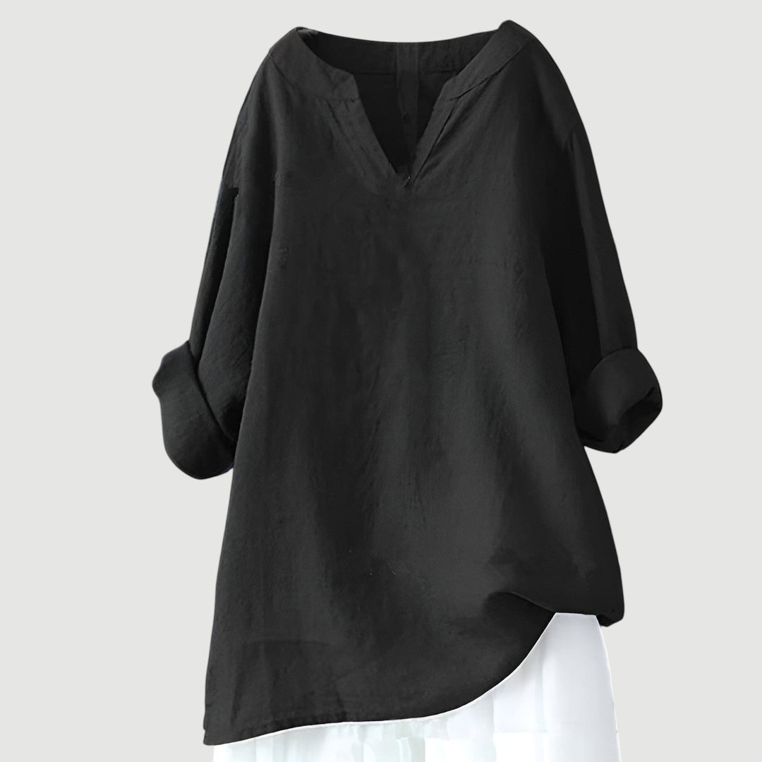 Women’s Blouse | Long Sleeve V-Neck