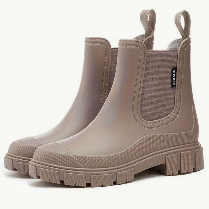 Madeline | Women's Waterproof Slip-On Chelsea Boots with Block Heel