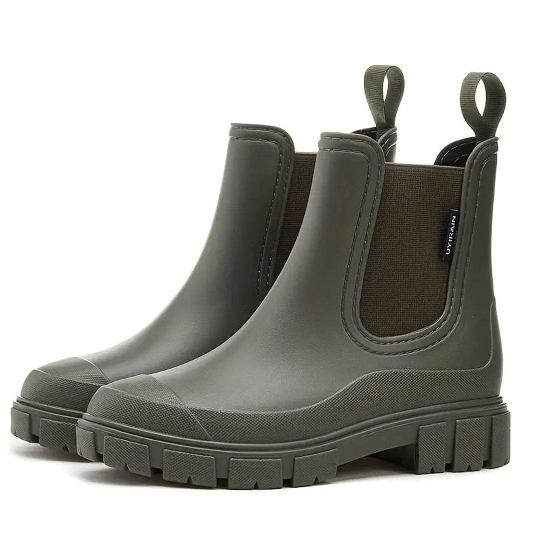 Madeline | Women's Waterproof Slip-On Chelsea Boots with Block Heel