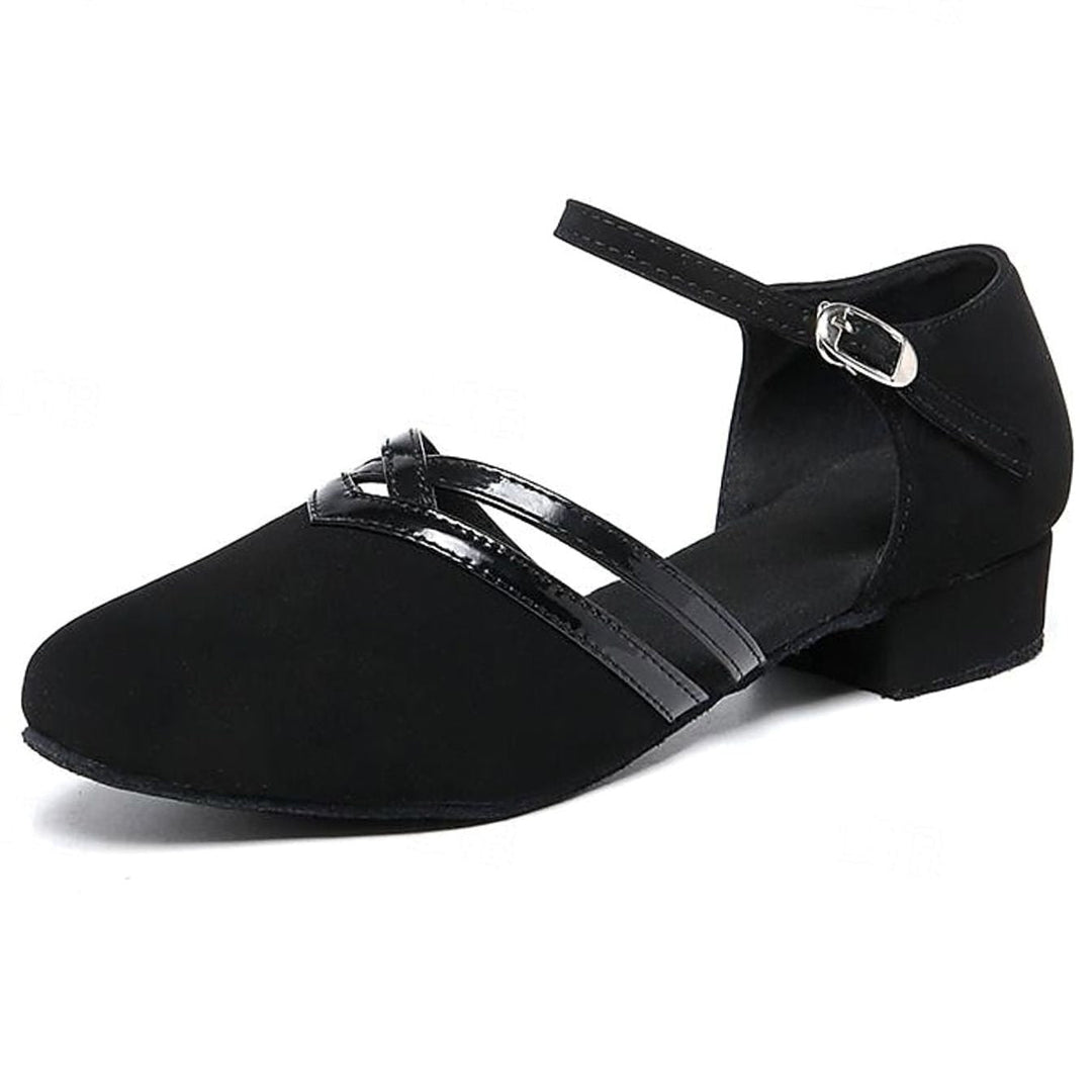 Maureen | Women's Elegant Dance Shoes with Flexible Sole, Ankle Strap and Block Heel