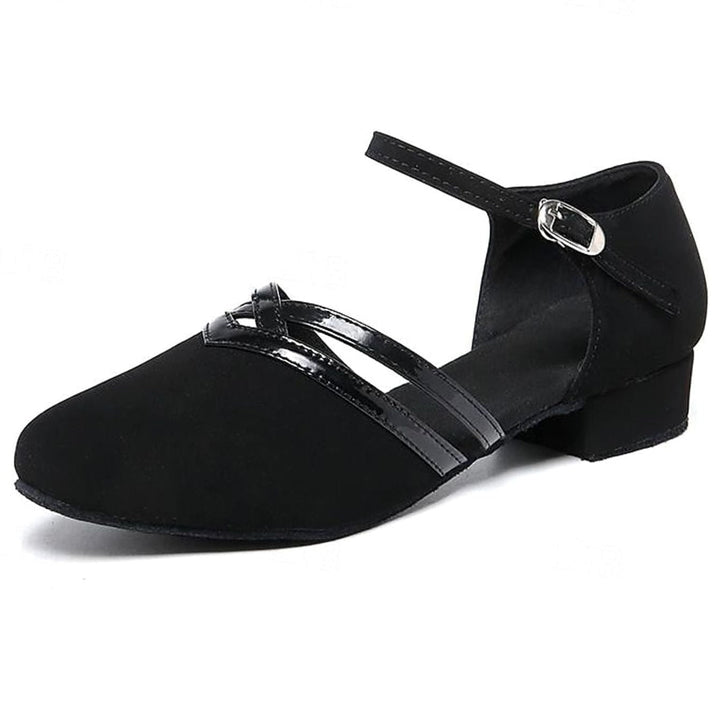 Maureen | Women's Elegant Dance Shoes with Flexible Sole, Ankle Strap and Block Heel