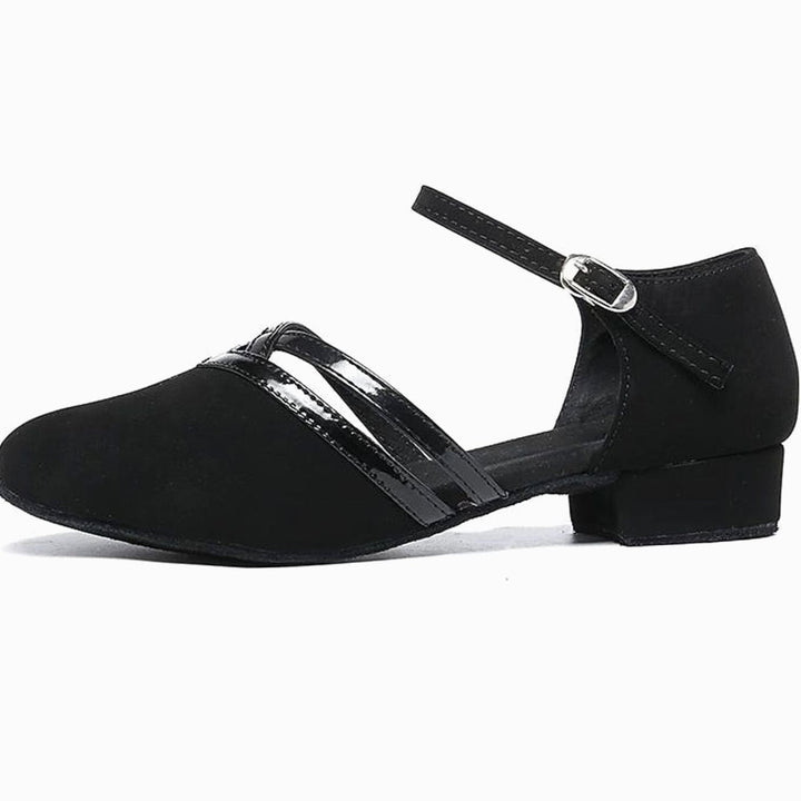 Maureen | Women's Elegant Dance Shoes with Flexible Sole, Ankle Strap and Block Heel