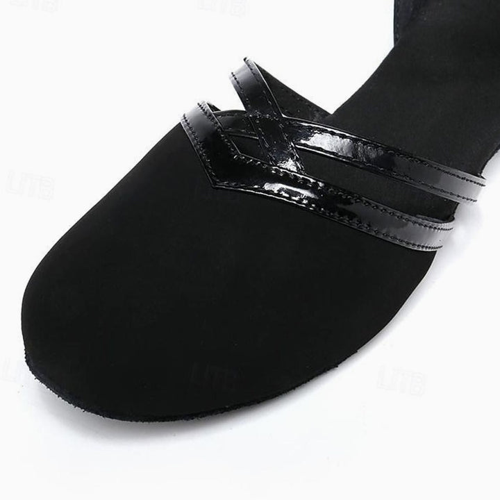Maureen | Women's Elegant Dance Shoes with Flexible Sole, Ankle Strap and Block Heel