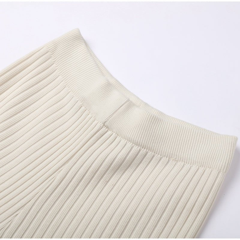 Women's Outfit Set | Cropped Top Flared Pants