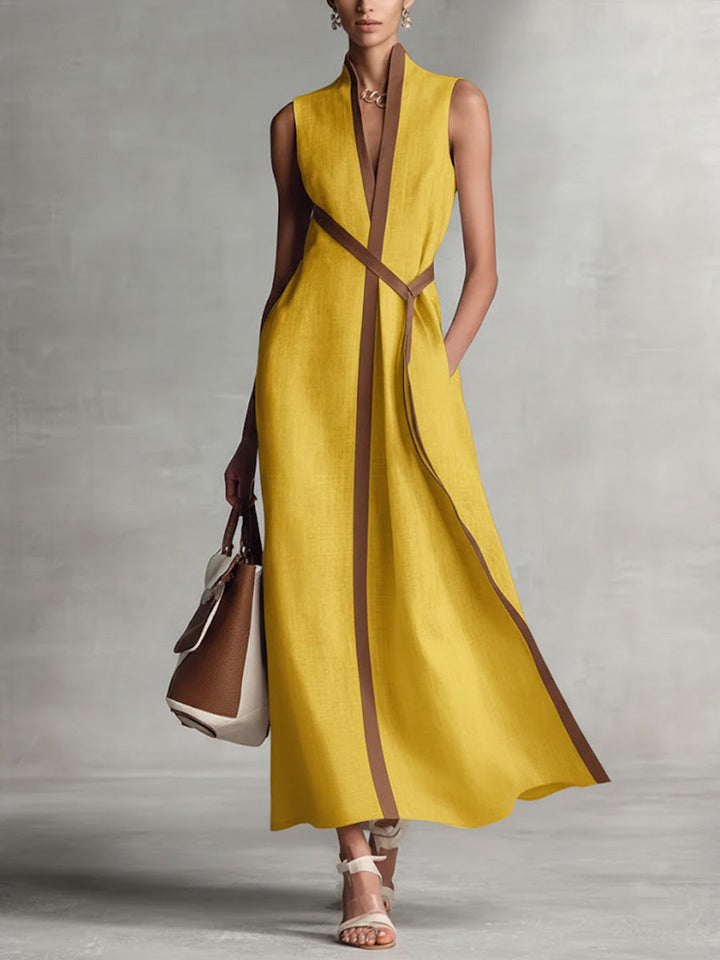 Women's Midi Sundress | V-Neck Wrap Sleeveless