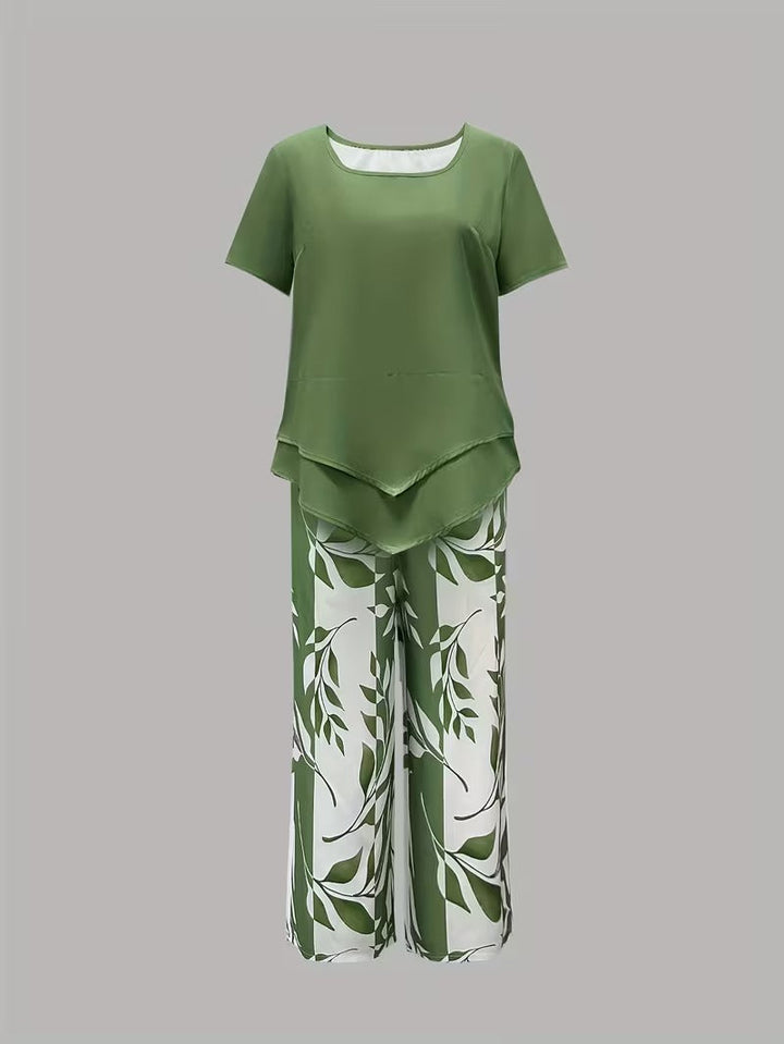 Women's Two-Piece Set | Botanical Print