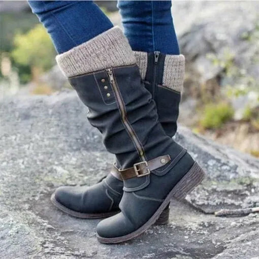 Winter Boots for Women | Knit Cuff Detail