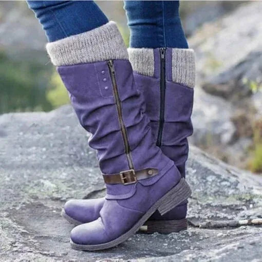Winter Boots for Women | Knit Cuff Detail