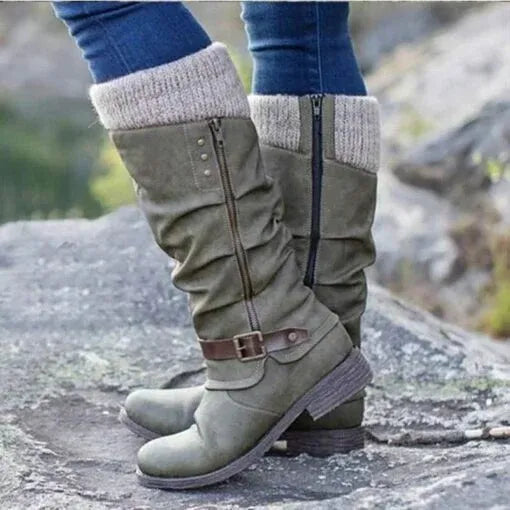 Winter Boots for Women | Knit Cuff Detail