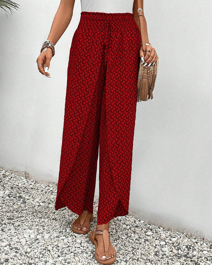 Women’s Trousers | Wide Leg Elastic Waist