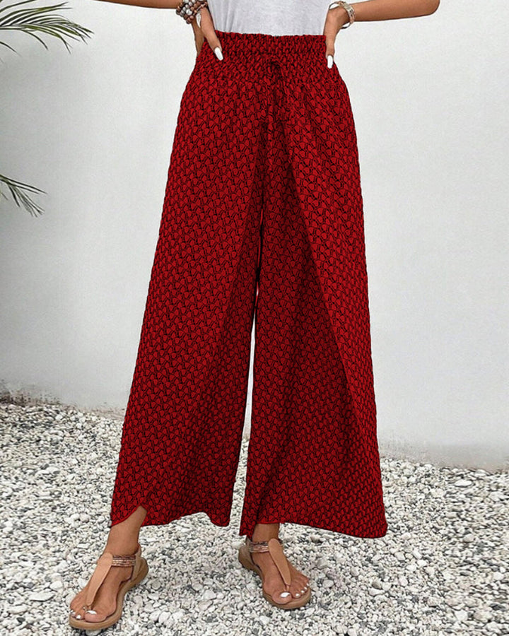 Women’s Trousers | Wide Leg Elastic Waist
