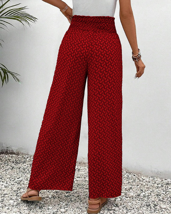 Women’s Trousers | Wide Leg Elastic Waist