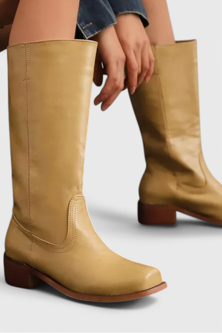 Boots For Women | Knee-High Straight Shaft Design