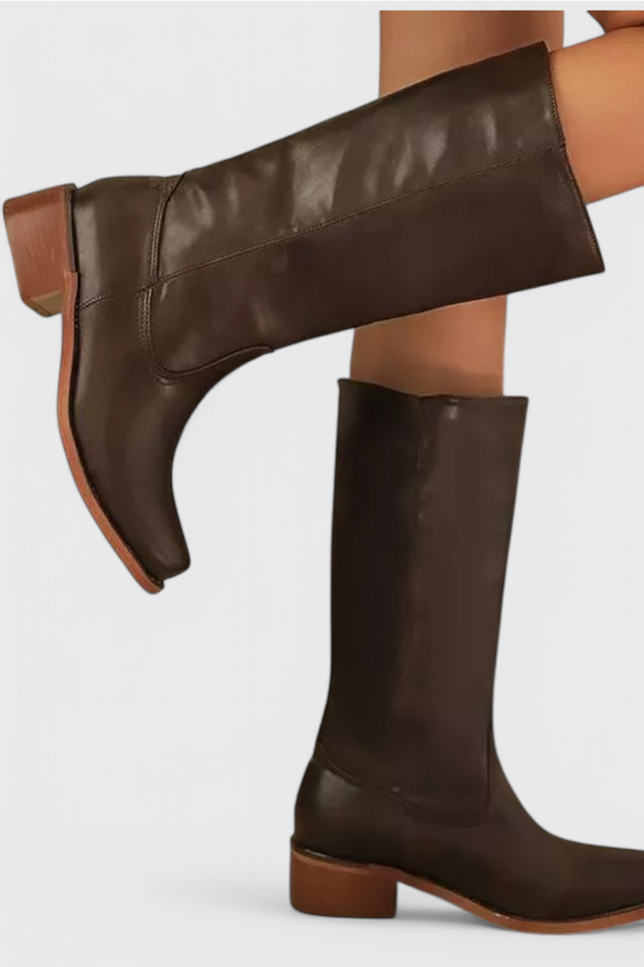 Boots For Women | Knee-High Straight Shaft Design