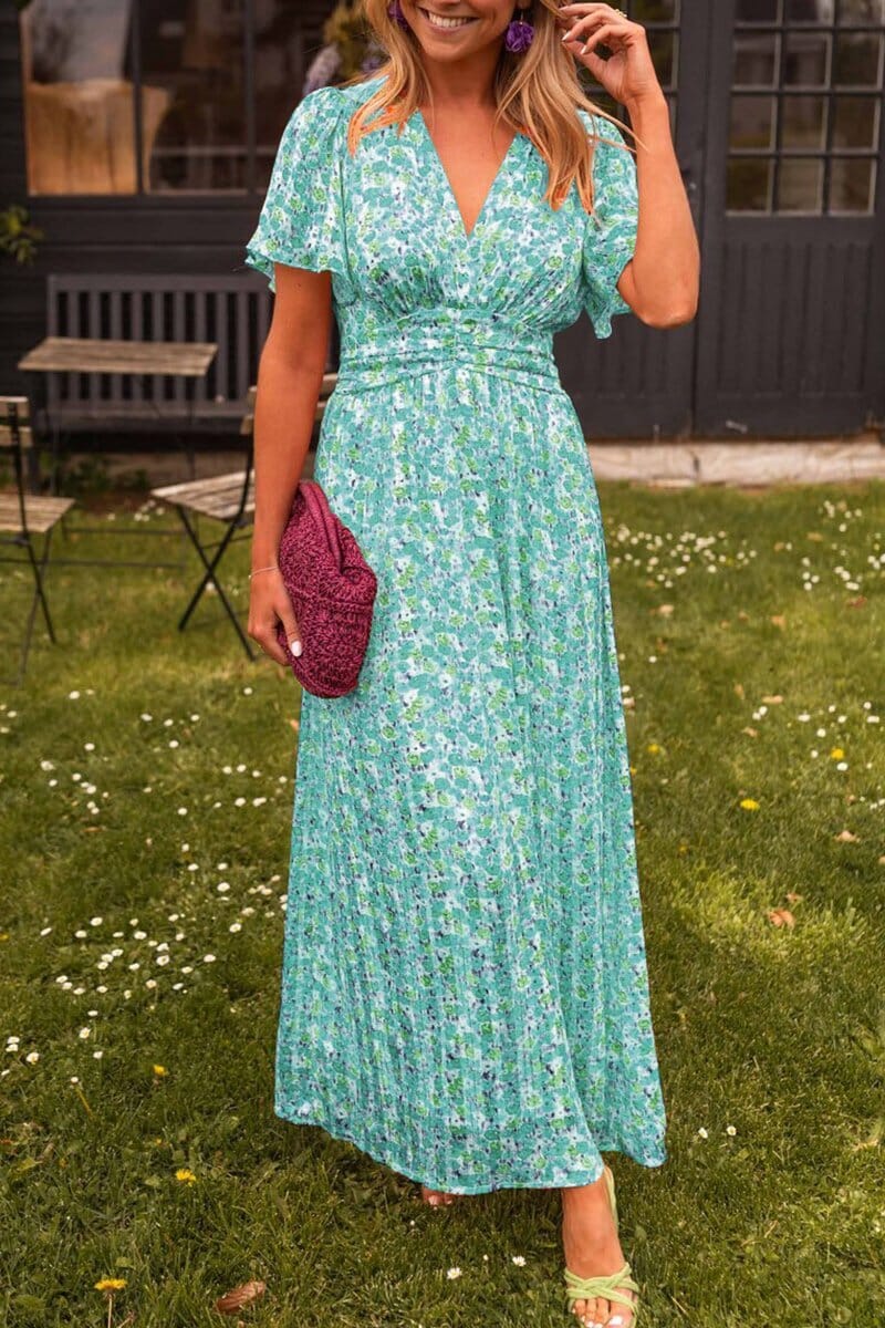 Women's Wedding Guest Maxi Dress | Casual Floral