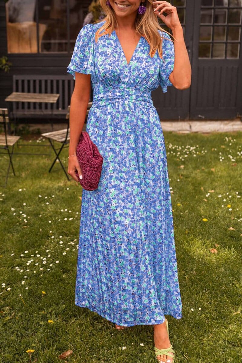 Women's Wedding Guest Maxi Dress | Casual Floral