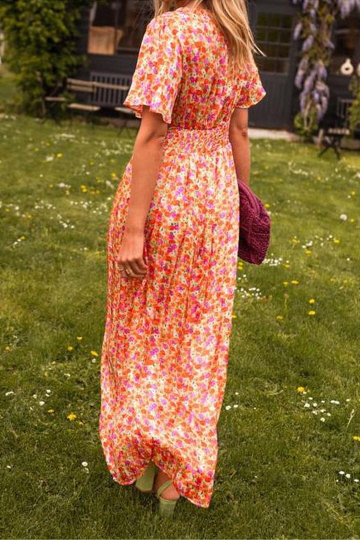 Women's Wedding Guest Maxi Dress | Casual Floral