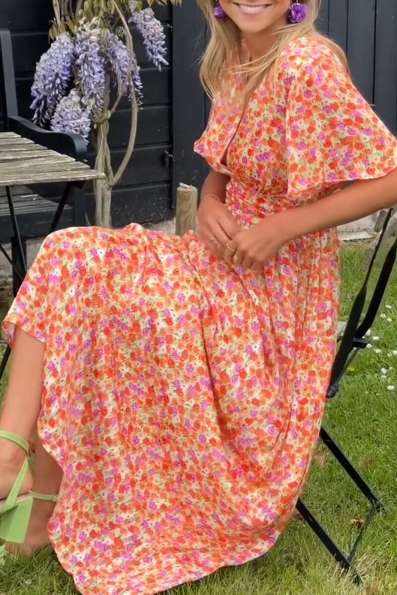 Women's Wedding Guest Maxi Dress | Casual Floral