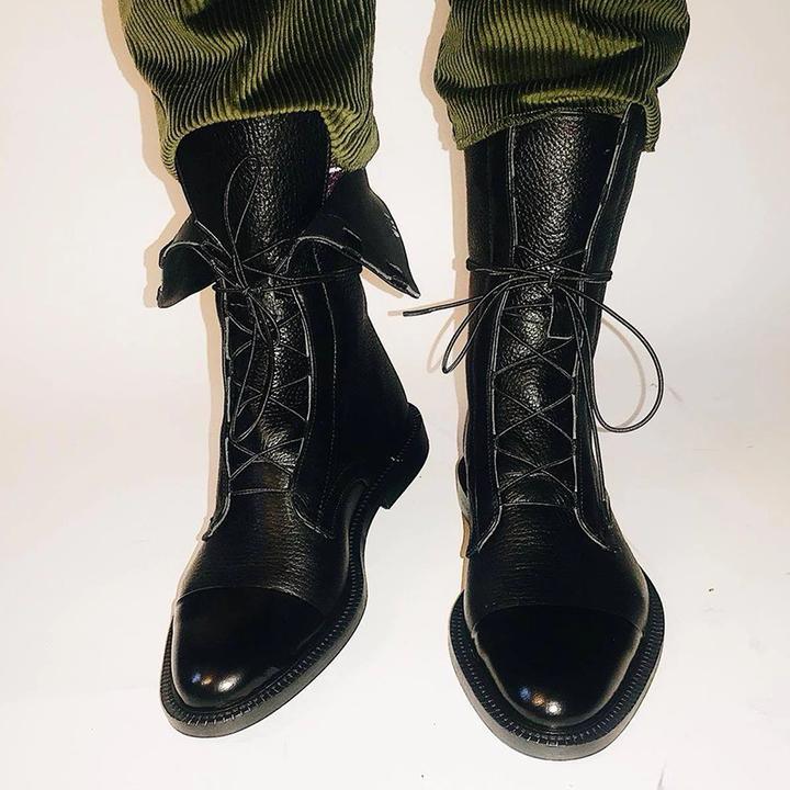 Boots For Women | Mid Calf Lace Up Low Profile