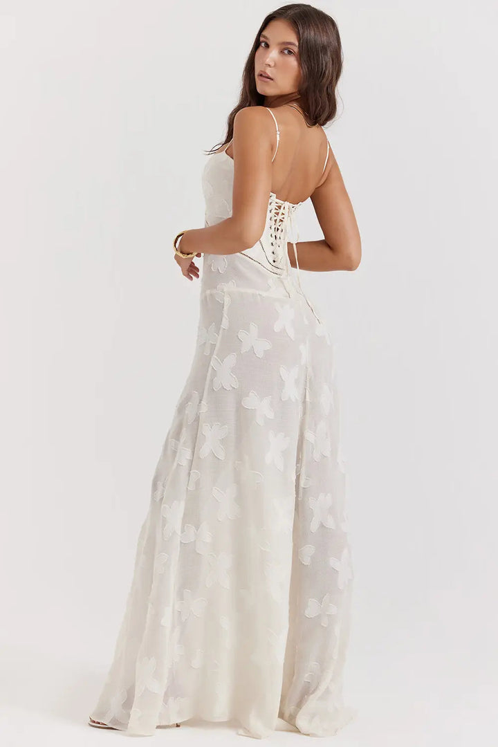 Women’s Summer Dress | Open Back Maxi