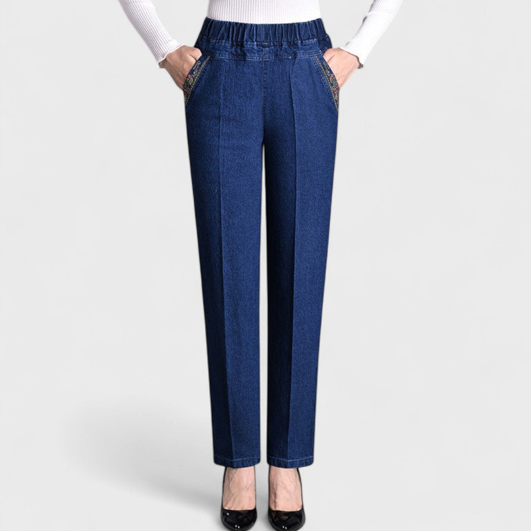Women’s Jeans | Elastic Waist Pockets
