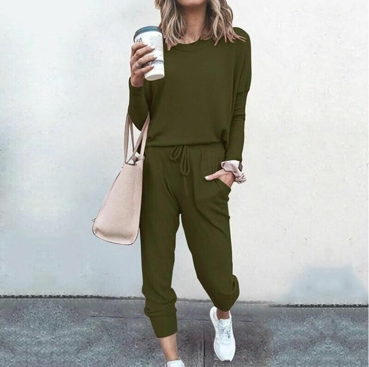 Women's Two-Piece Set | Jogger-style Pants