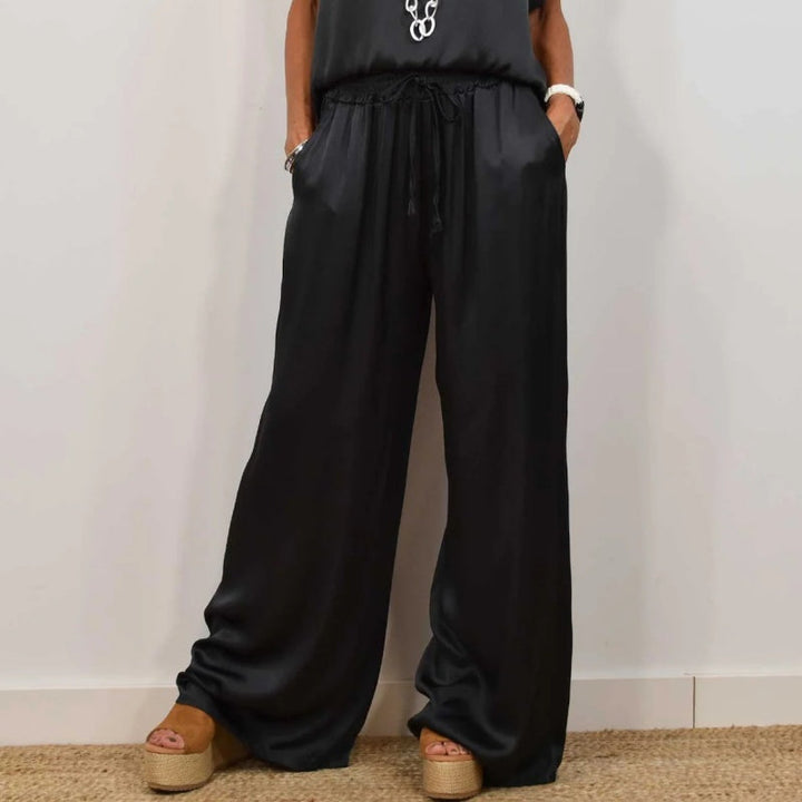 Women's Two-Piece Set | Loose Silhouette Top and Pants