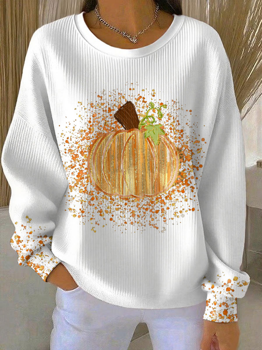 Women's Sweatshirt | Crew Neck Illustrated Front Graphic