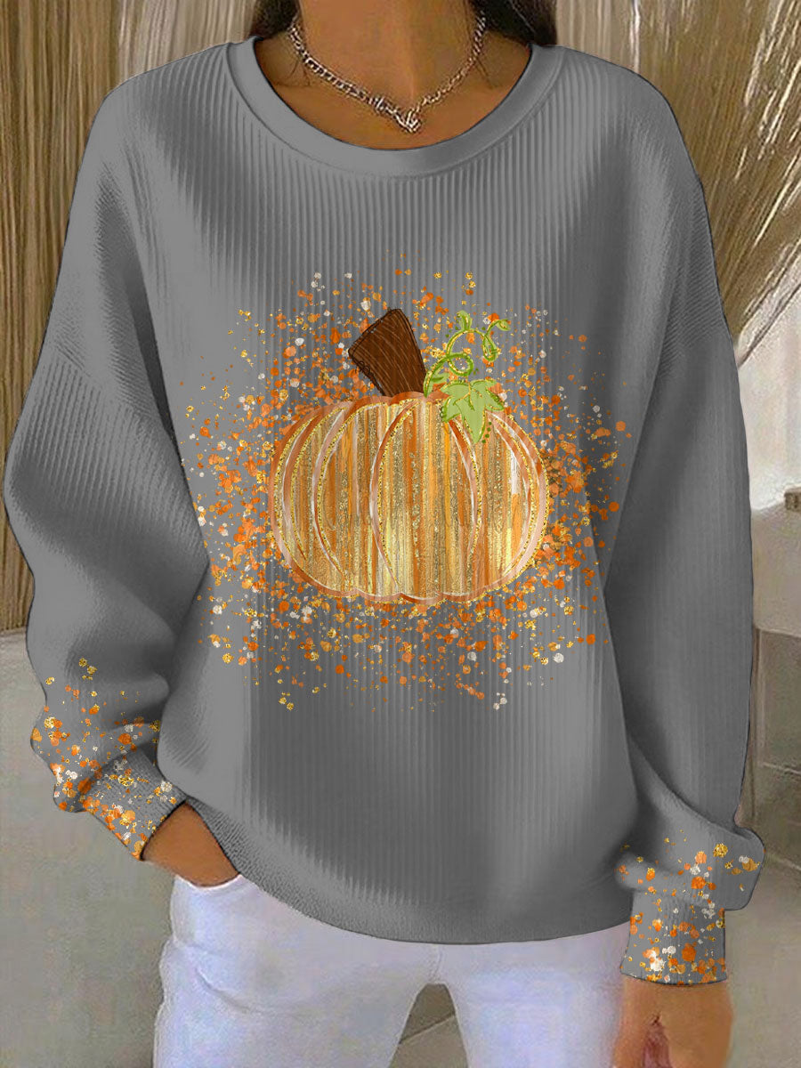 Women's Sweatshirt | Crew Neck Illustrated Front Graphic