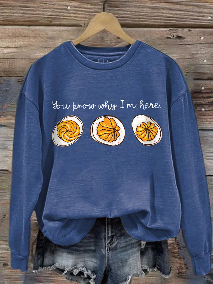 Women's Sweatshirt | Ribbed Cuffs and Hem