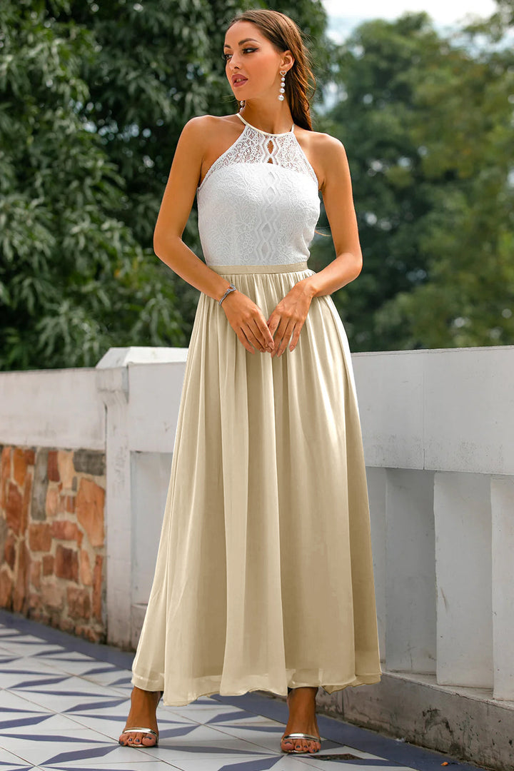 Women's Wedding Guest Maxi Dress | Halter