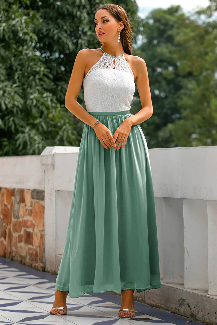 Women's Wedding Guest Maxi Dress | Halter