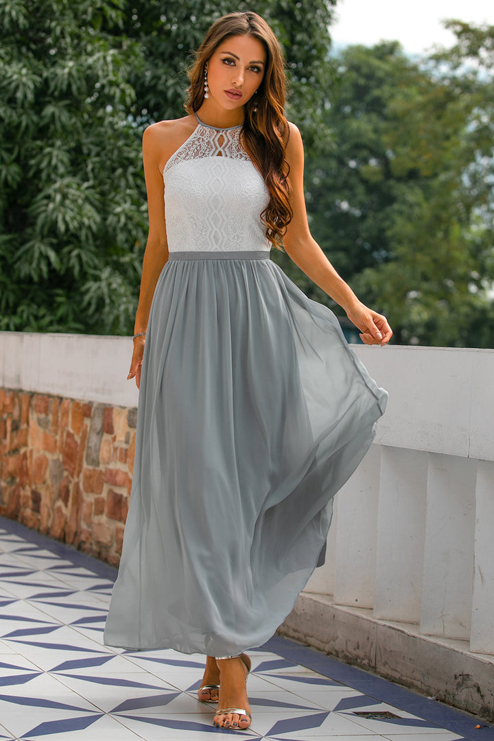 Women's Wedding Guest Maxi Dress | Halter