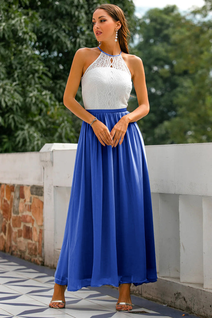 Women's Wedding Guest Maxi Dress | Halter