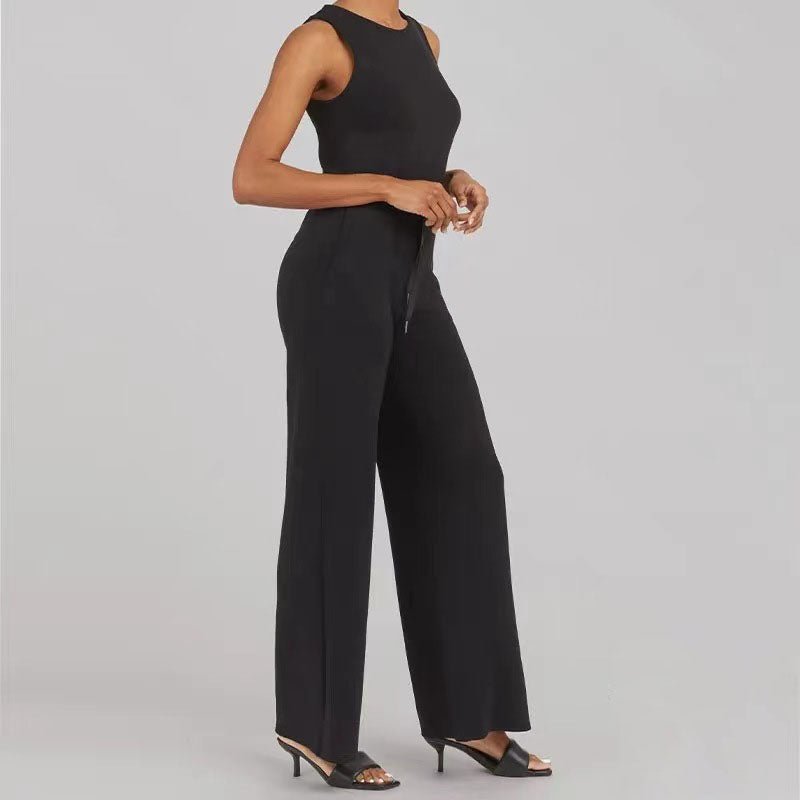 Women's Jumpsuit | Tie Waist Full Length Cut