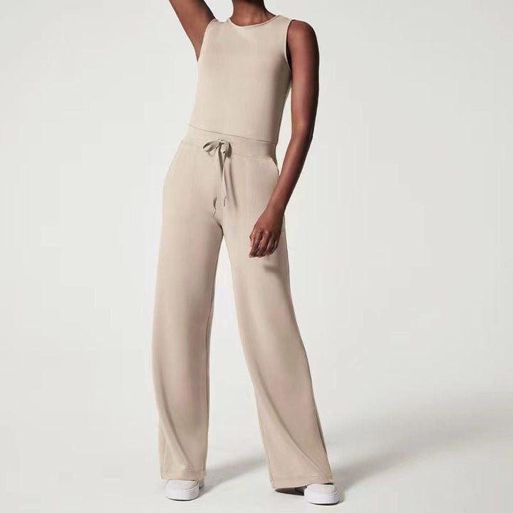 Women's Jumpsuit | Tie Waist Full Length Cut