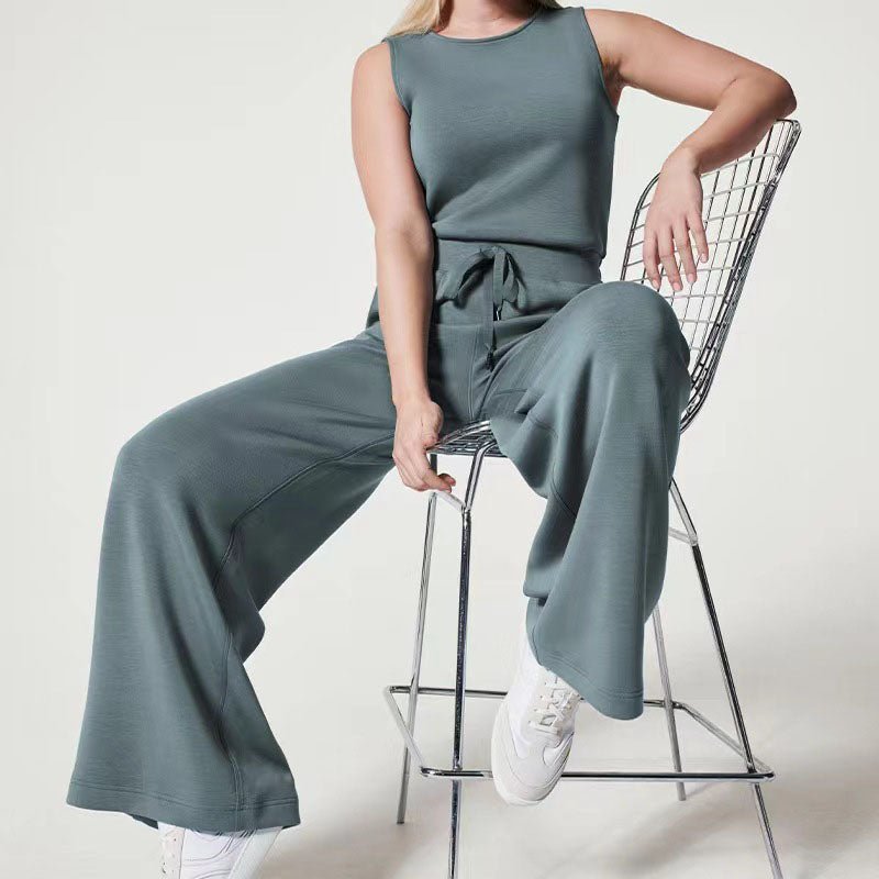 Women's Jumpsuit | Tie Waist Full Length Cut
