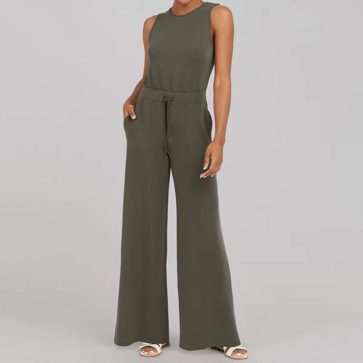 Women's Jumpsuit | Tie Waist Full Length Cut