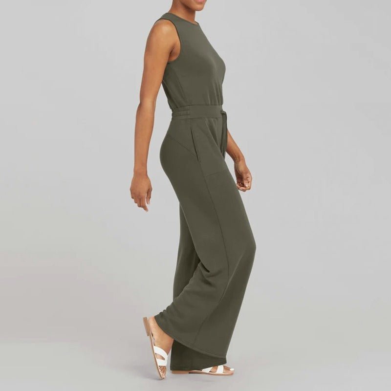 Women's Jumpsuit | Tie Waist Full Length Cut