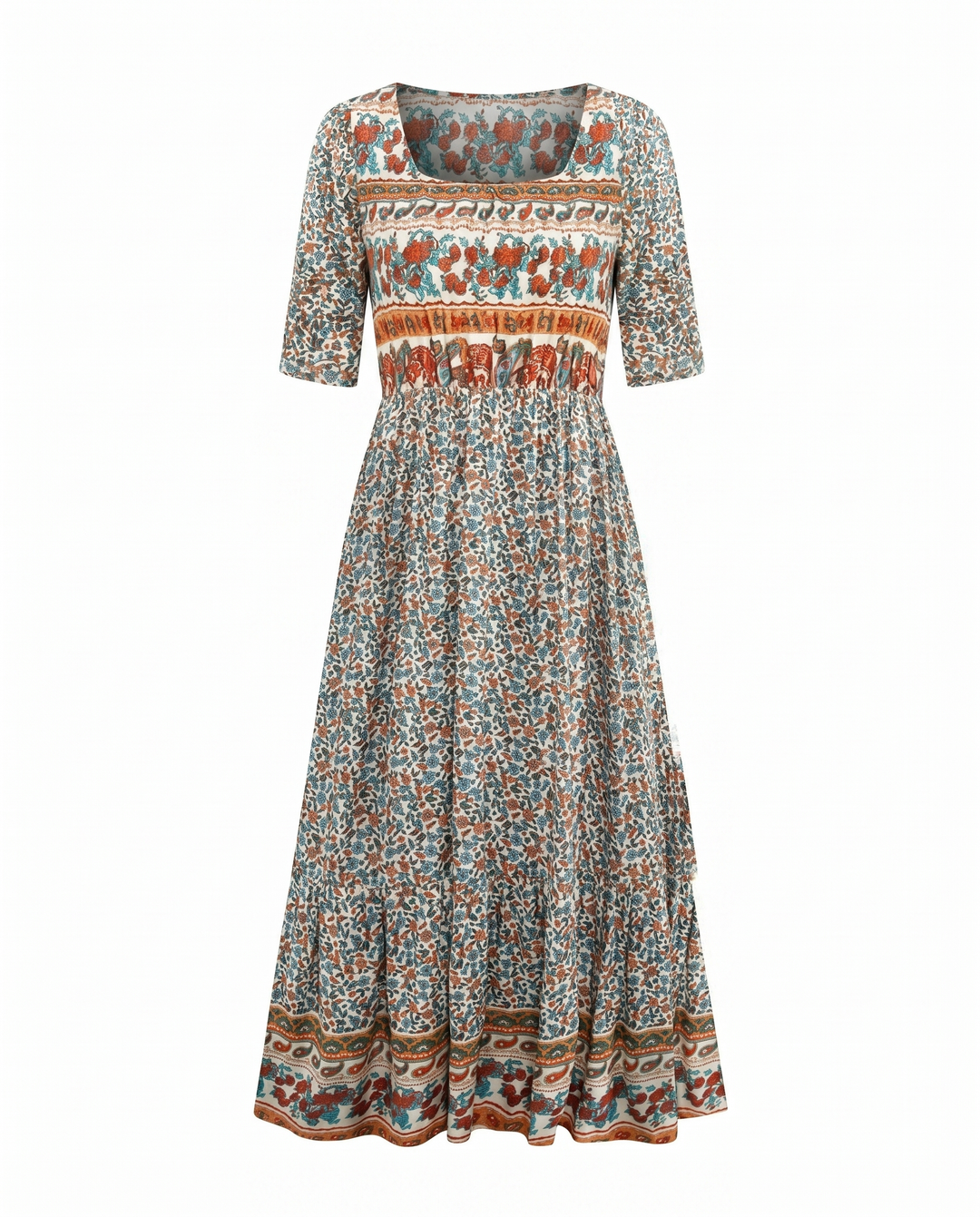 Women’s Dress | Boho Print Midi