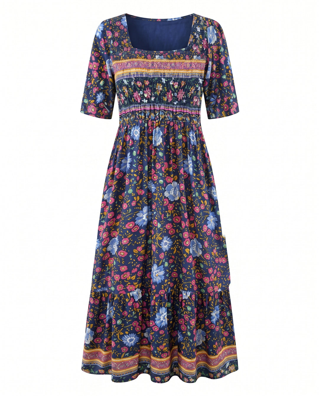 Women’s Dress | Boho Print Midi
