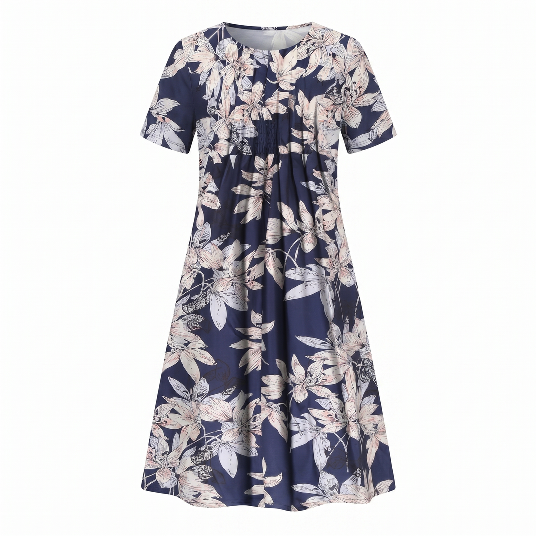 Women's Casual Dress | Midi Floral-style Print Midi