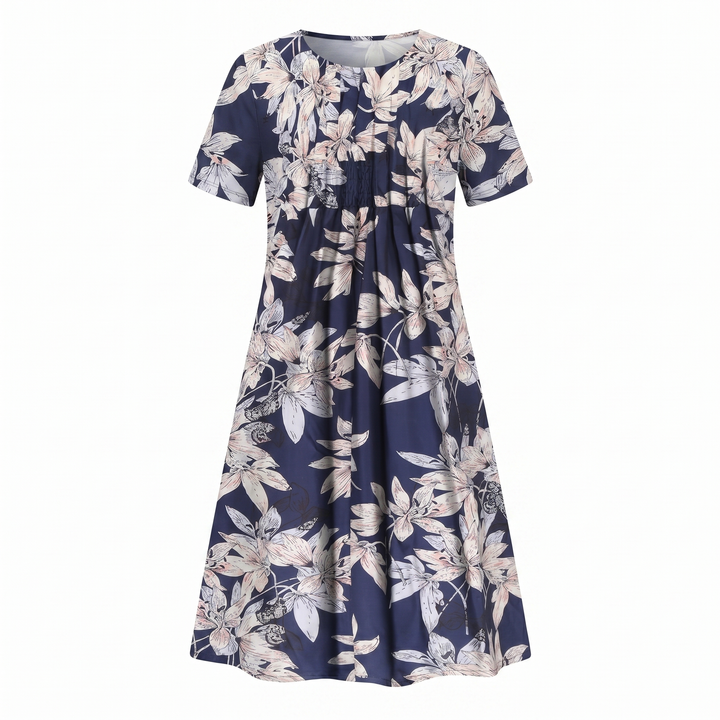 Women's Casual Dress | Midi Floral-style Print Midi