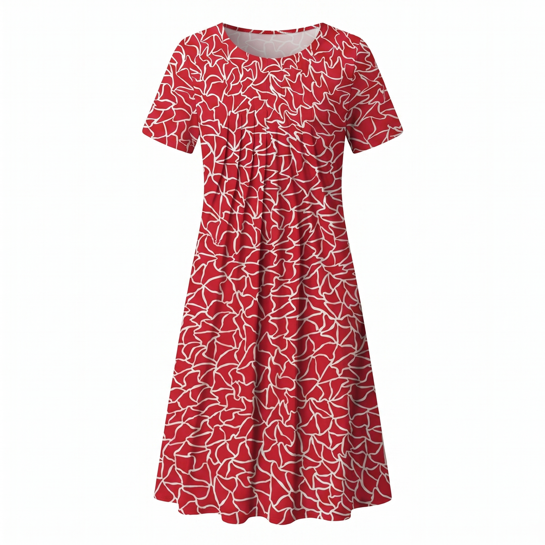 Women's Casual Dress | Midi Floral-style Print Midi