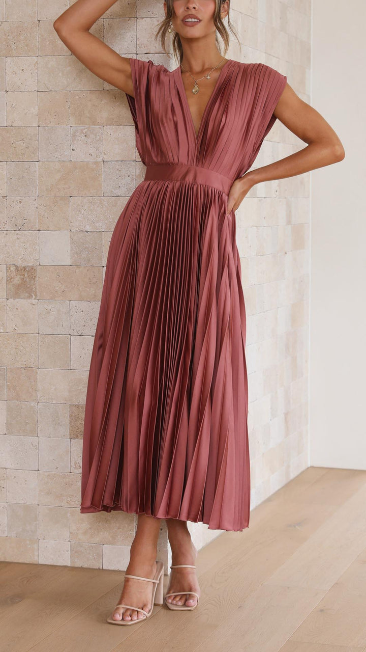 Women's Wedding Guest Dress | Pleated