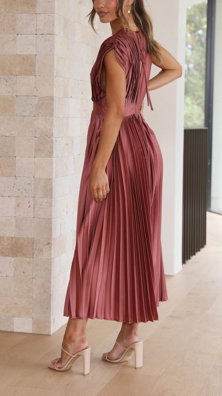 Women's Wedding Guest Dress | Pleated