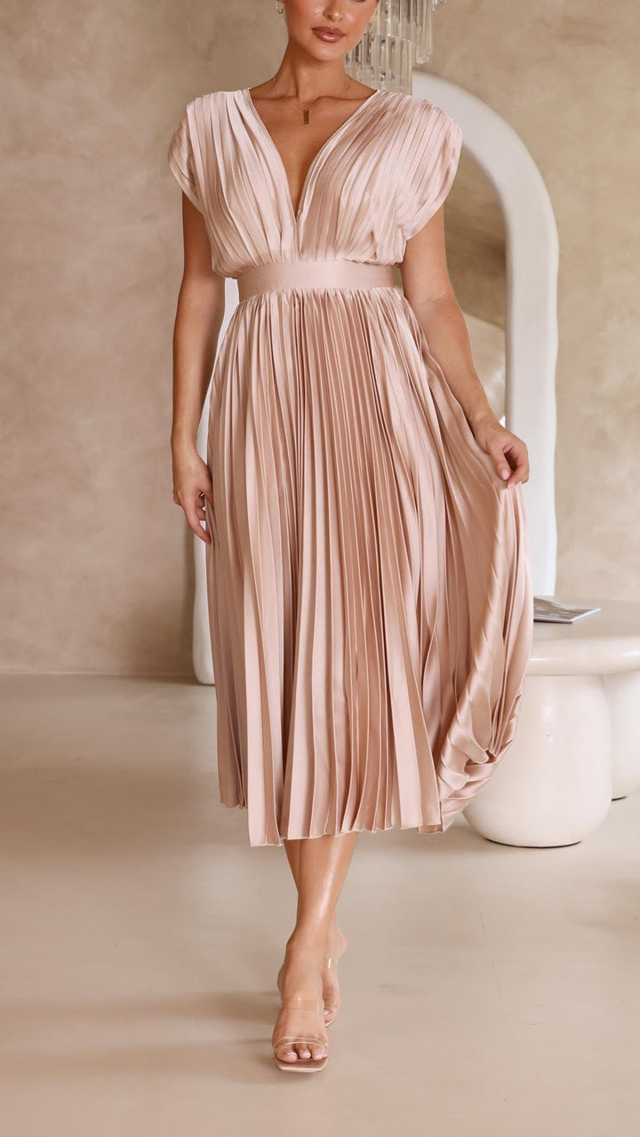 Women's Wedding Guest Dress | Pleated