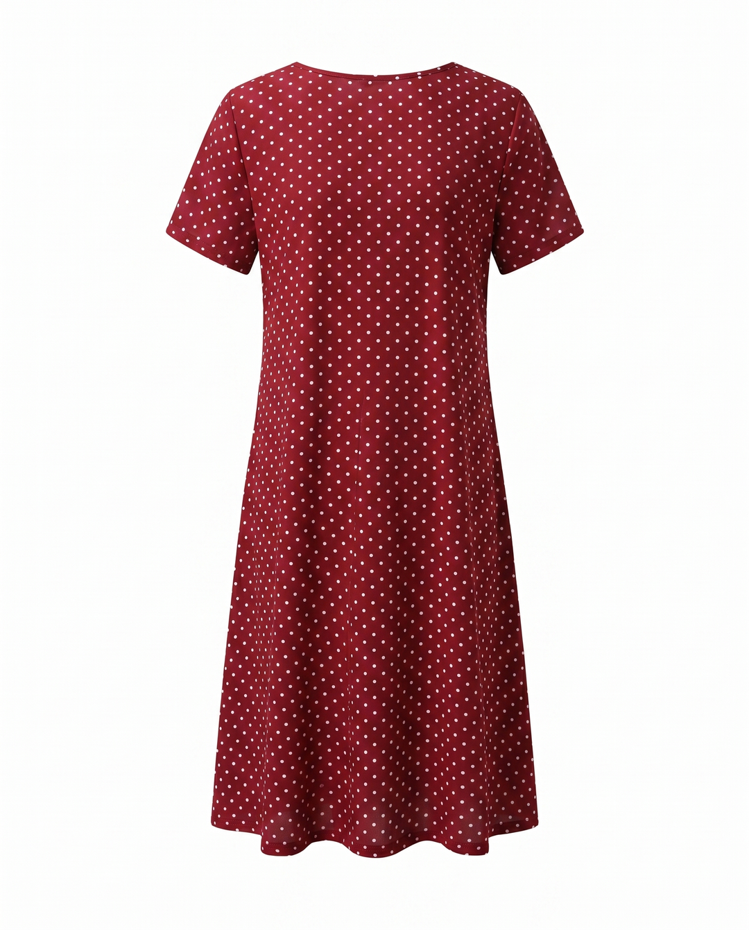 Women's Summer Dress | V Neck Short Sleeve Midi